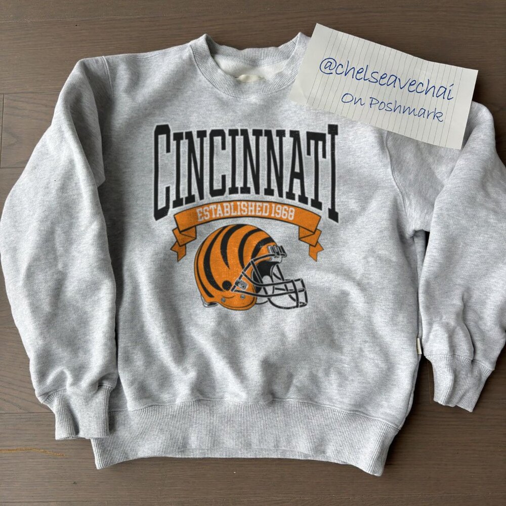 Vintage Cincinnati Bengals Football Sweatshirt, NFL Bengals Men Women Shirt Tee